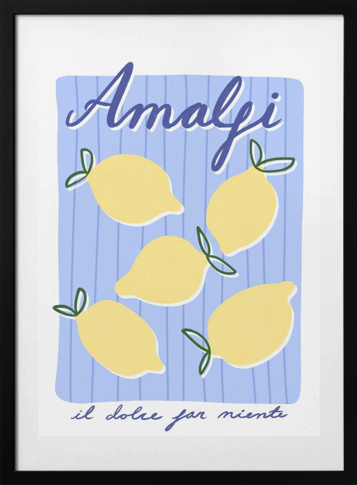 Lemon Bliss Amalfi - Art Print by Athene Fritsch