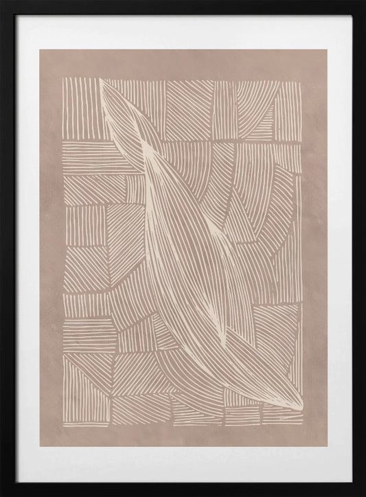 Abstract Irregular Lines - Art Print by Lucrecia Caporale