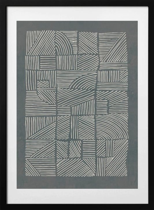 Irregular Pattern - Art Print by Lucrecia Caporale