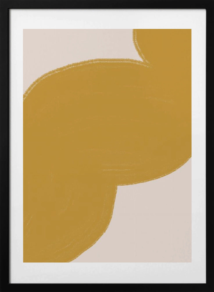 Golden Swirl Path - Art Print by THE MIUUS STUDIO