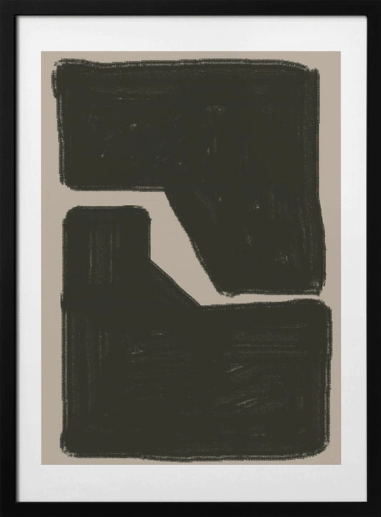 Abstract Contrast - Art Print by THE MIUUS STUDIO