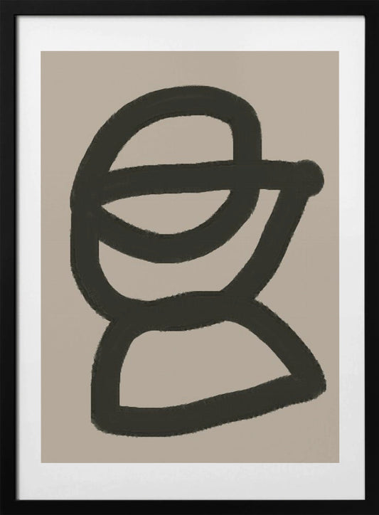 Bold Abstract Form - Art Print by THE MIUUS STUDIO