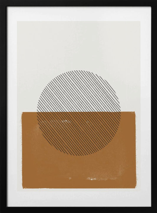 Striped Horizon - Art Print by THE MIUUS STUDIO