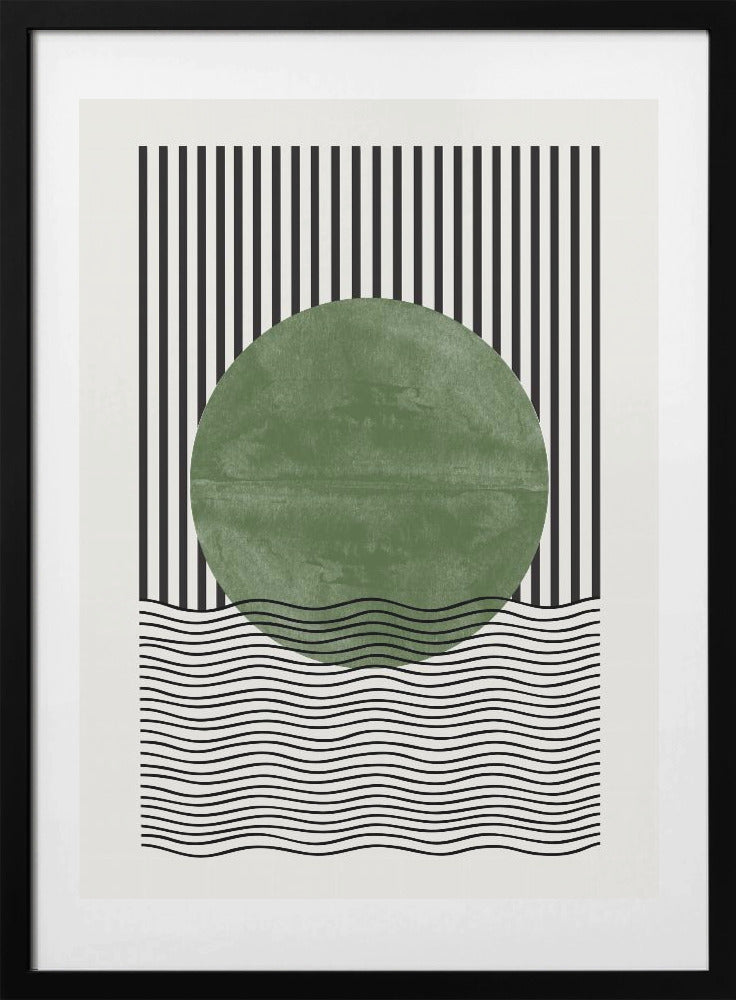 Stripes and Waves - Art Print by THE MIUUS STUDIO