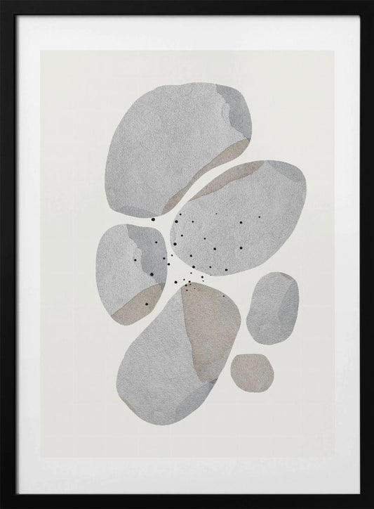 Pebble Harmony - Art Print by THE MIUUS STUDIO