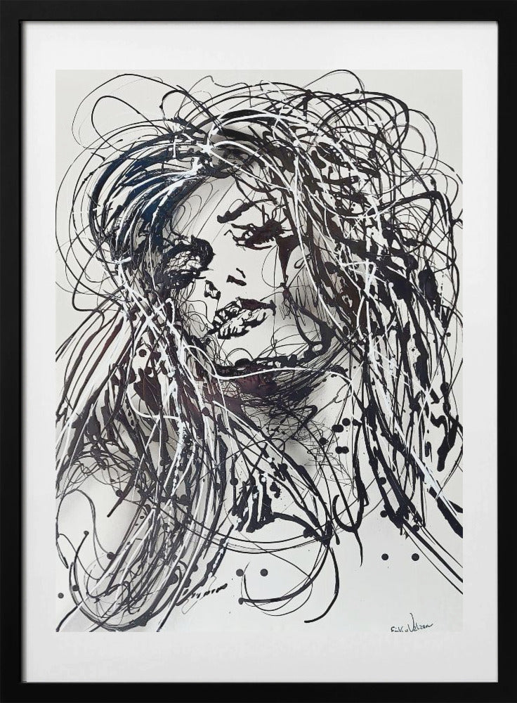 Just a Girl - Art Print by Erik Van Velzen