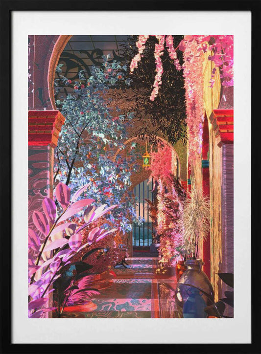 Glowing Palace - Art Print by CosmoZach