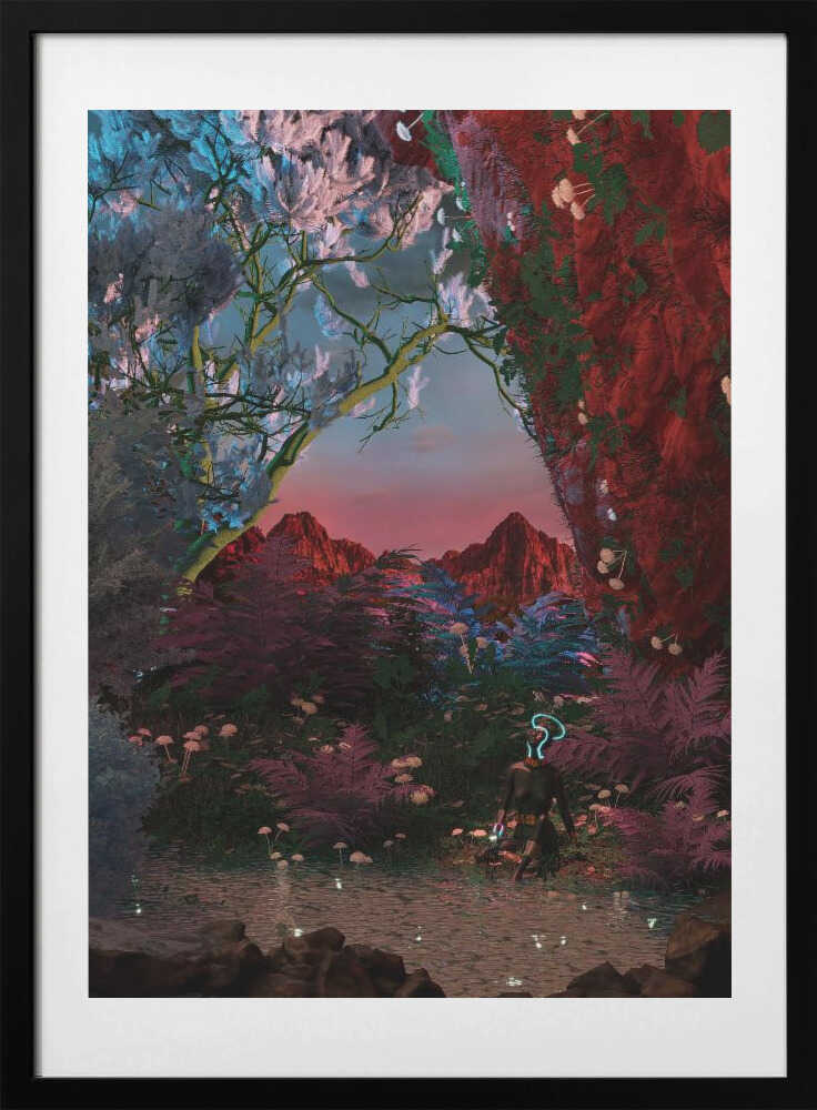 Still Life Fishing Pond - Art Print by CosmoZach