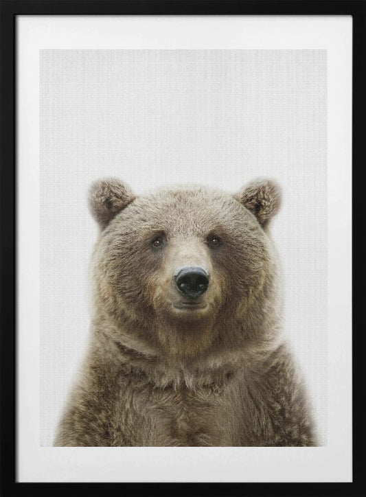 Peekaboo Bear - Art Print by Lola Peacock