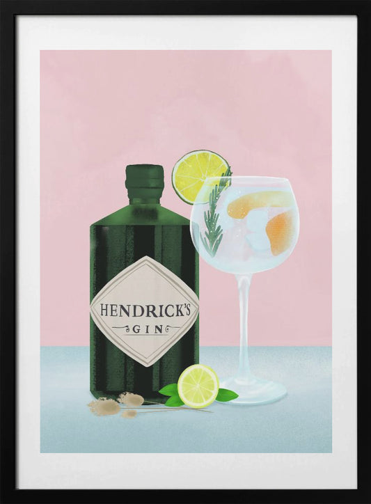 Gin Tonic - Art Print by Petra Lizde