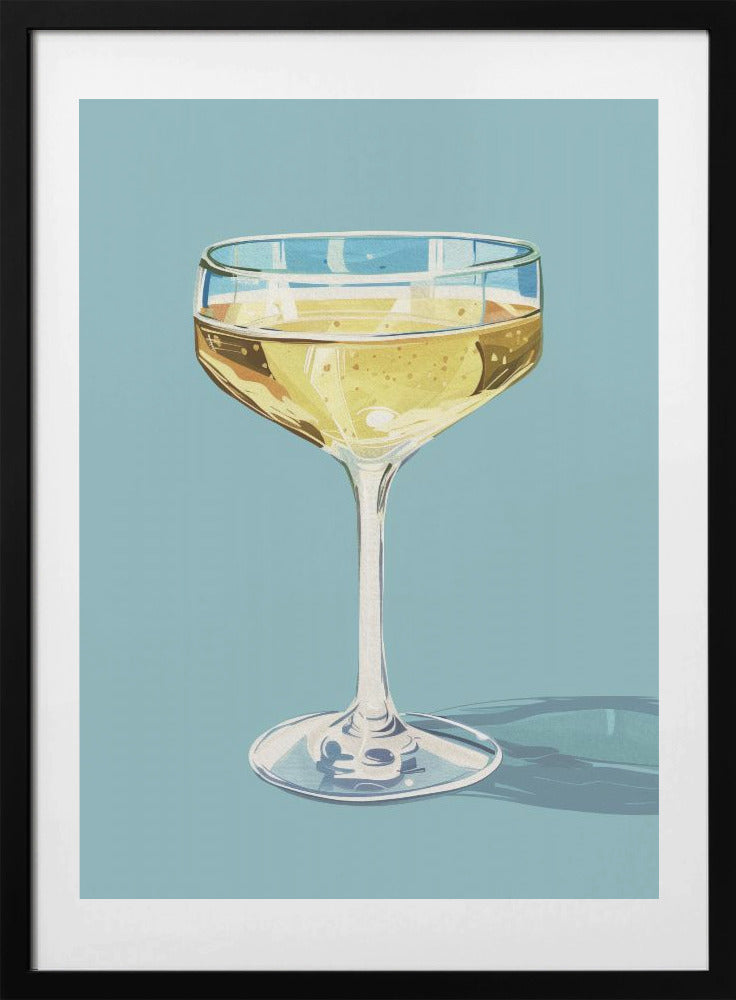 Champagne - Jolly and Dash - Art Print by Jolly and Dash