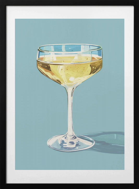 Champagne - Jolly and Dash - Art Print by Jolly and Dash