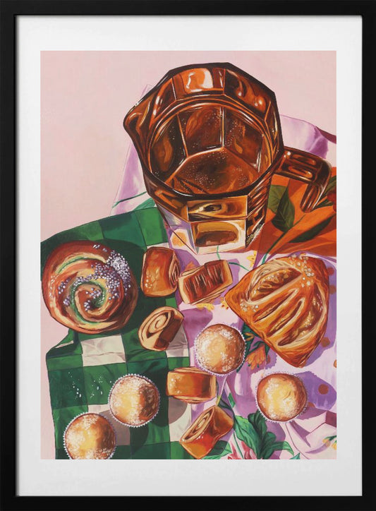 Amber and Green - Art Print by Anna Zdanowicz