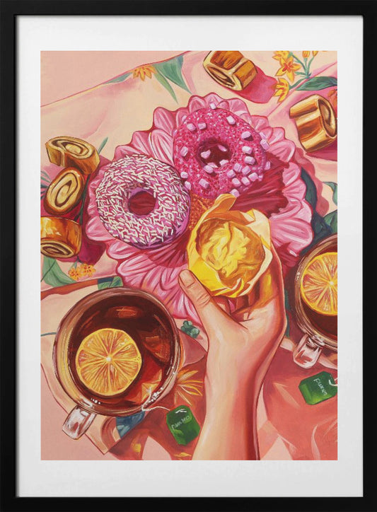 Spill the Tea - Art Print by Anna Zdanowicz
