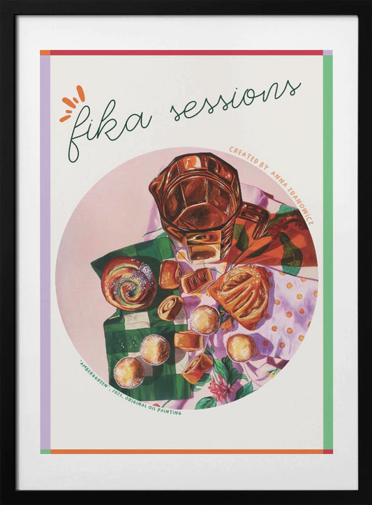 Amber and Green - Art Print by Anna Zdanowicz