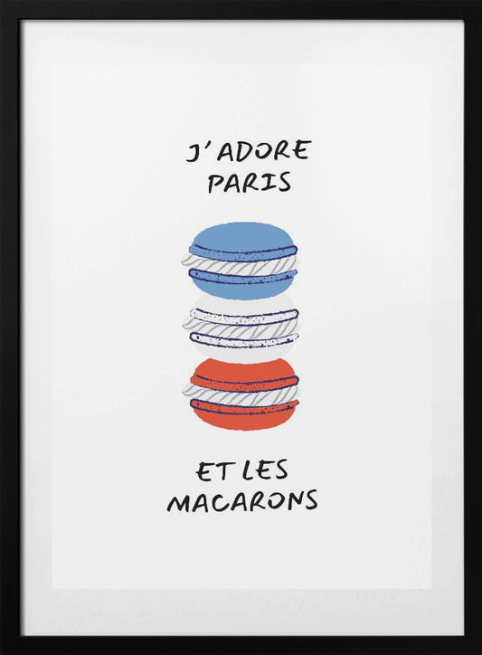 J´adore Paris - Art Print by Ohkimiko