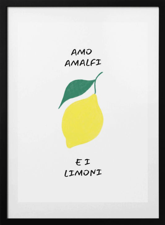 Amo Amalfi - Art Print by Ohkimiko