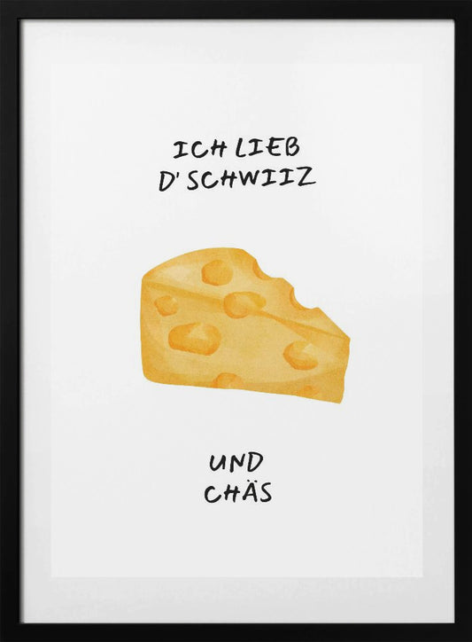 Ich lieb d´schwiiz - Art Print by Ohkimiko