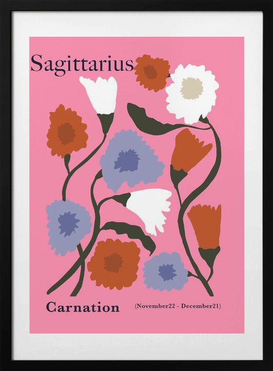 Sagitlarius Carnation - Art Print by Miho Art Studio