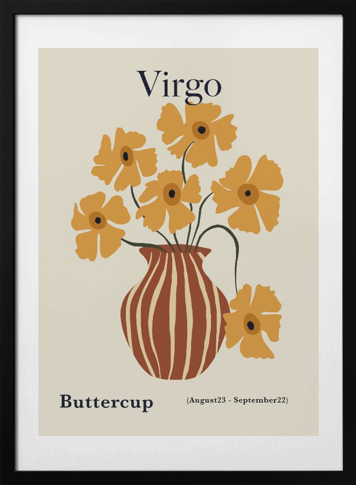 Virgo Buttercup - Art Print by Miho Art Studio