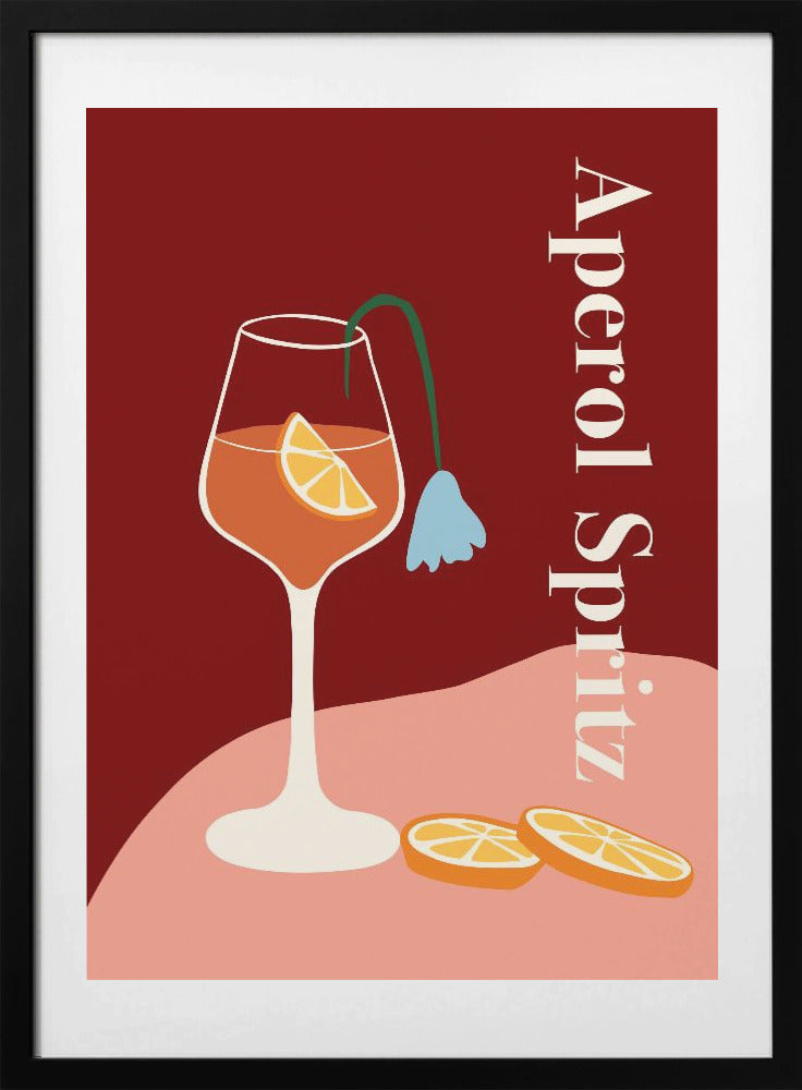 Aperol Spritz - Art Print by Miho Art Studio