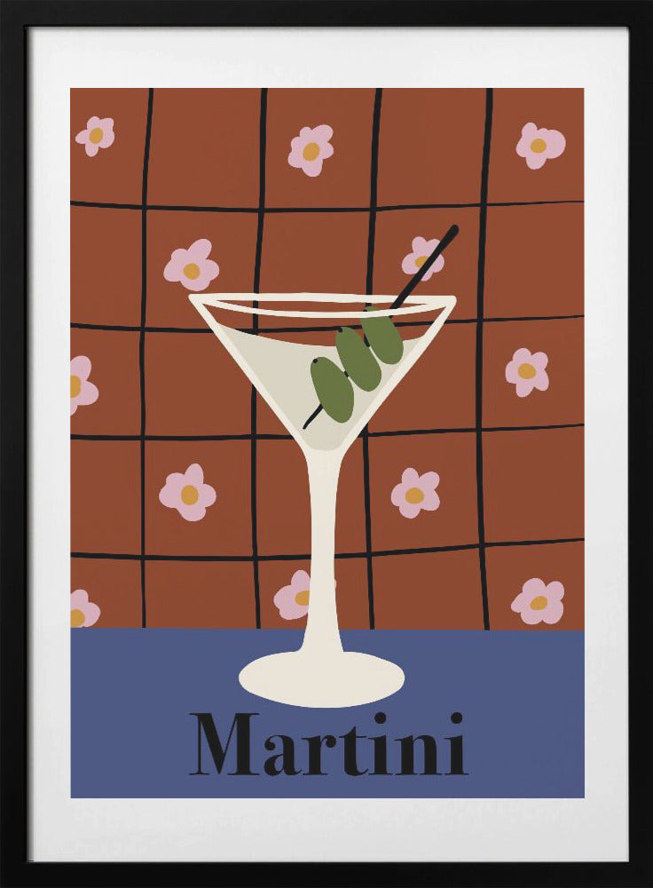 Martini - Art Print by Miho Art Studio