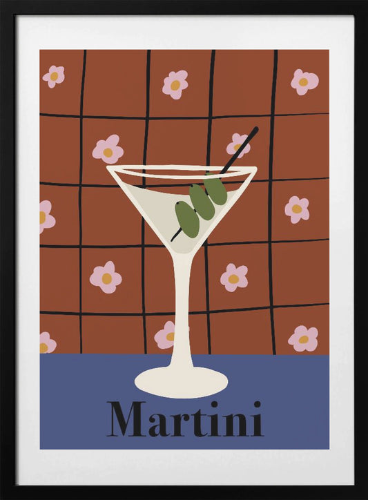 Martini - Art Print by Miho Art Studio