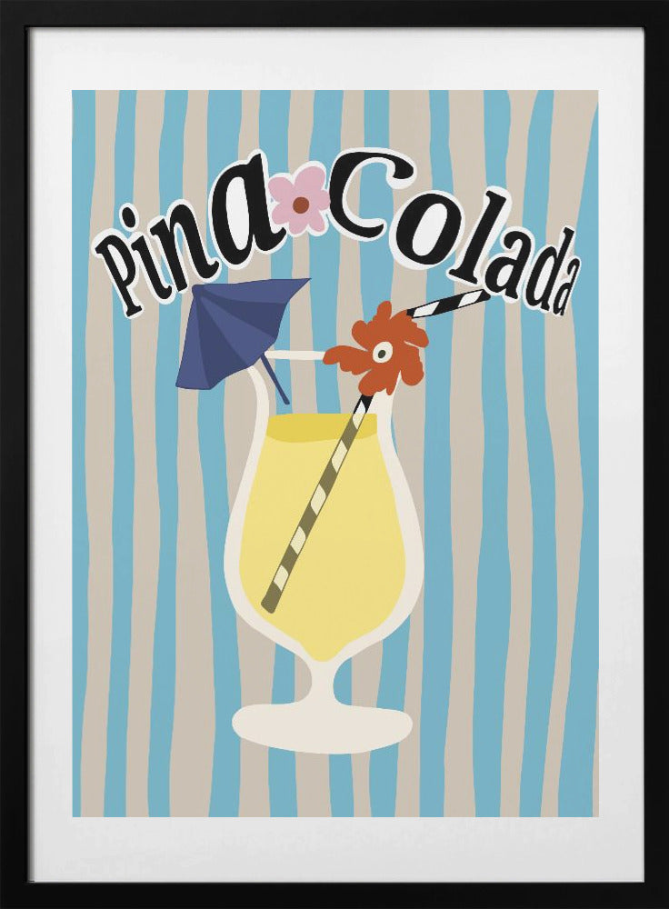 Pina Colada - Art Print by Miho Art Studio