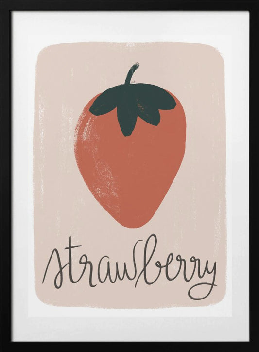 Strawberry - Art Print by Menina Lisboa