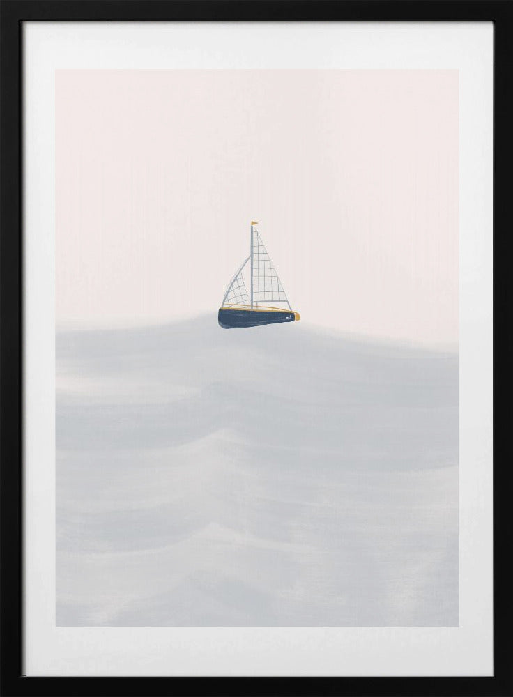 Sailing Boat - Art Print by Menina Lisboa