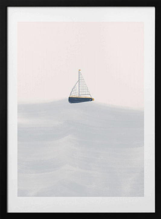 Sailing Boat - Art Print by Menina Lisboa