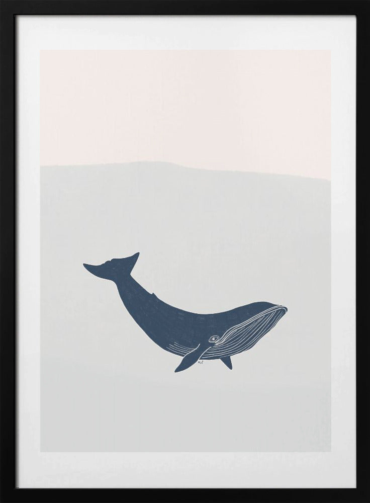 Blue Whale - Art Print by Menina Lisboa