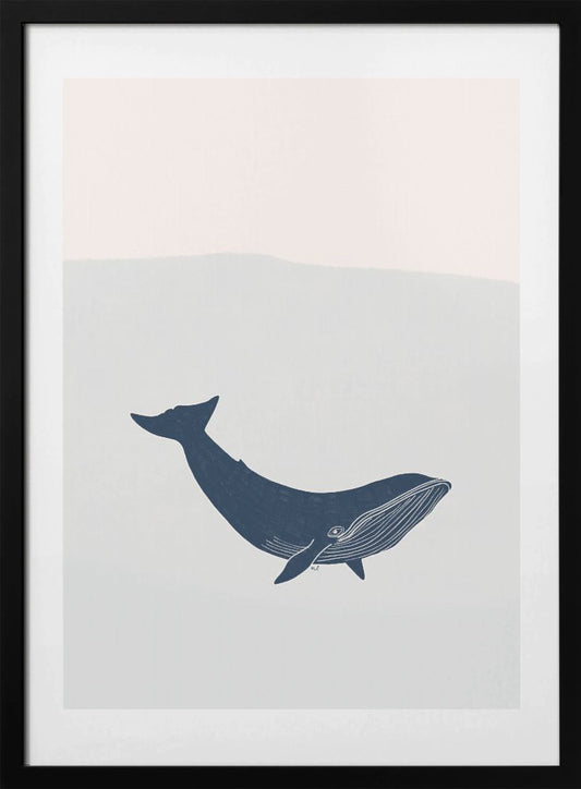 Blue Whale - Art Print by Menina Lisboa