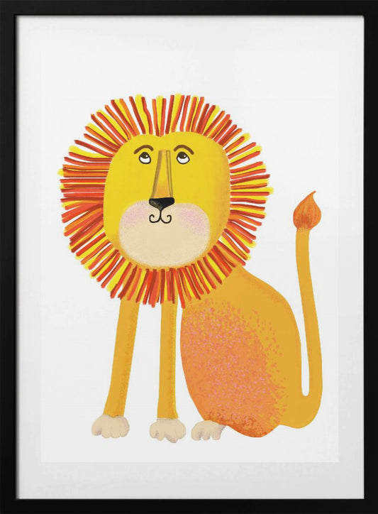 Lion - Art Print by Lynnda Rakos