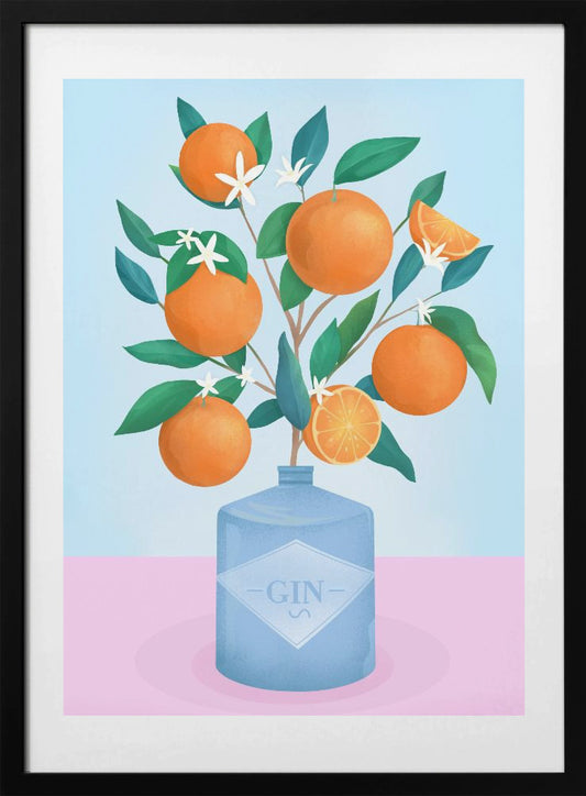 Oranges - Art Print by Petra Lizde