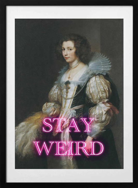Stayweird Ratioiso - Art Print by Talitha McQueen