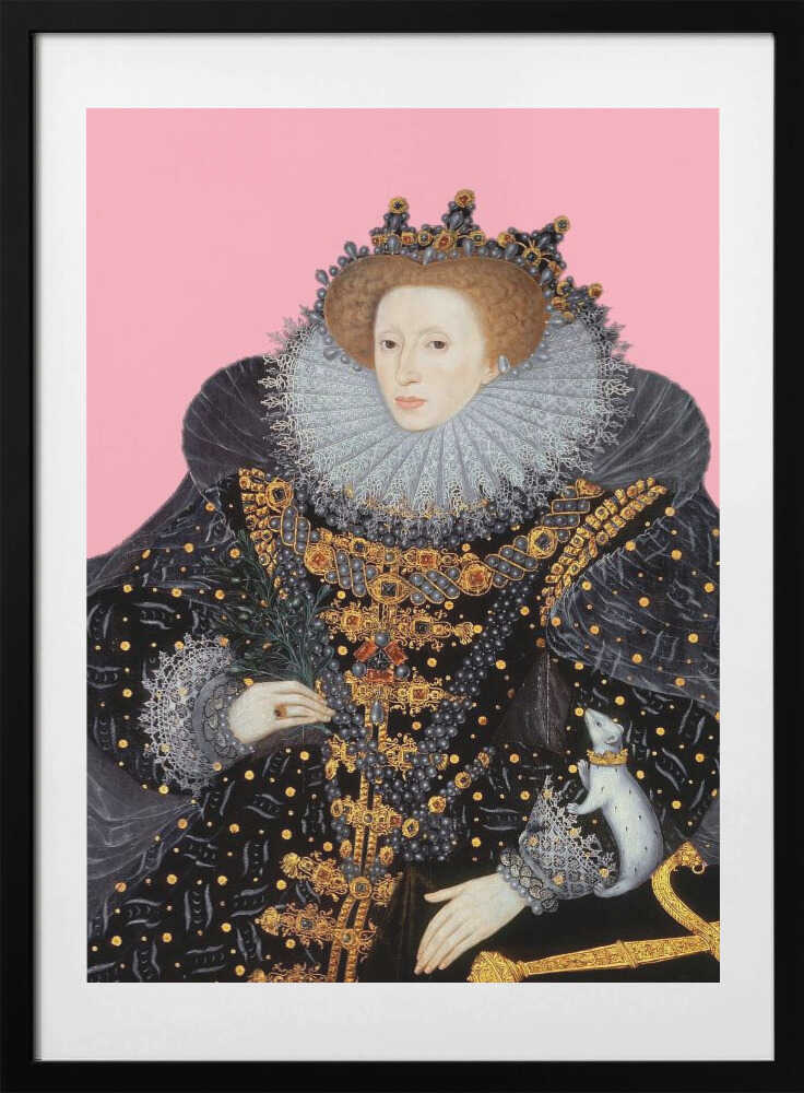 Elizabethi2602pink Ratioiso - Art Print by Talitha McQueen