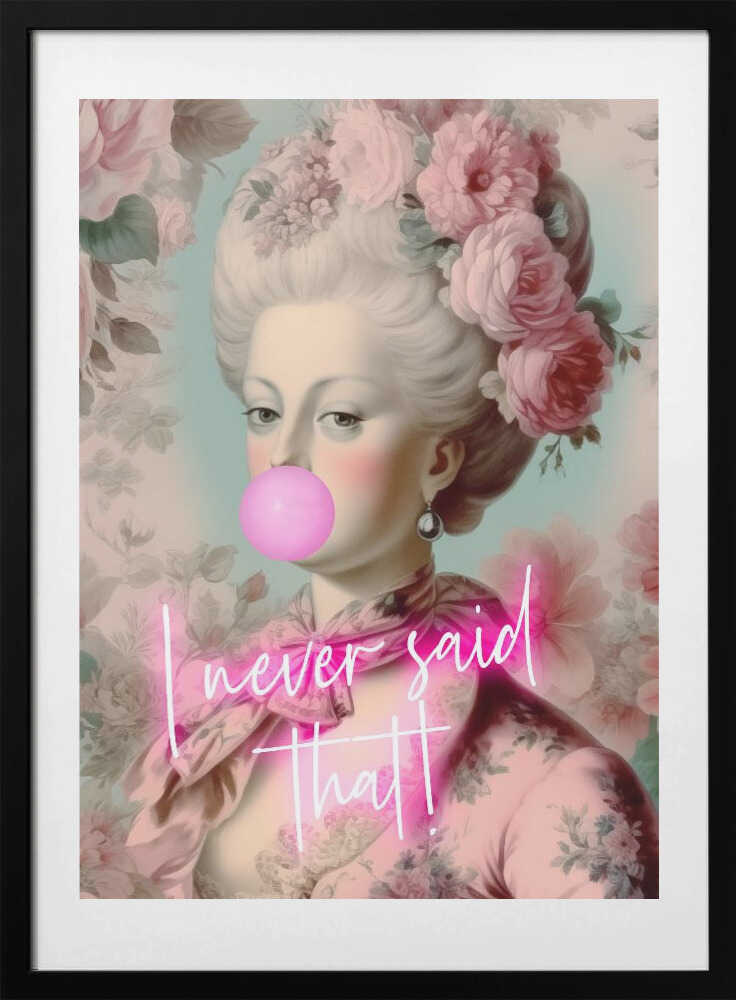 Marieantoinettenever3 Ratioiso - Art Print by Talitha McQueen