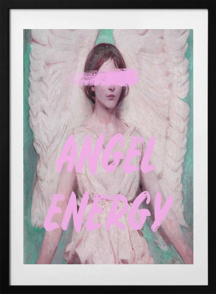 Angelenergy3 Ratio2x3 - Art Print by Talitha McQueen