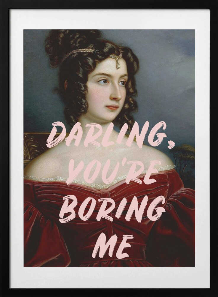 Boringme Ratioiso - Art Print by Talitha McQueen