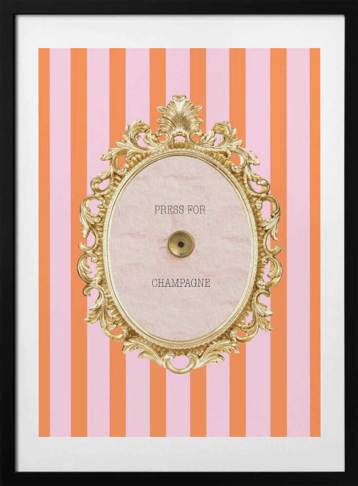 Champagnepinkorange Ratio2x3 - Art Print by Talitha McQueen
