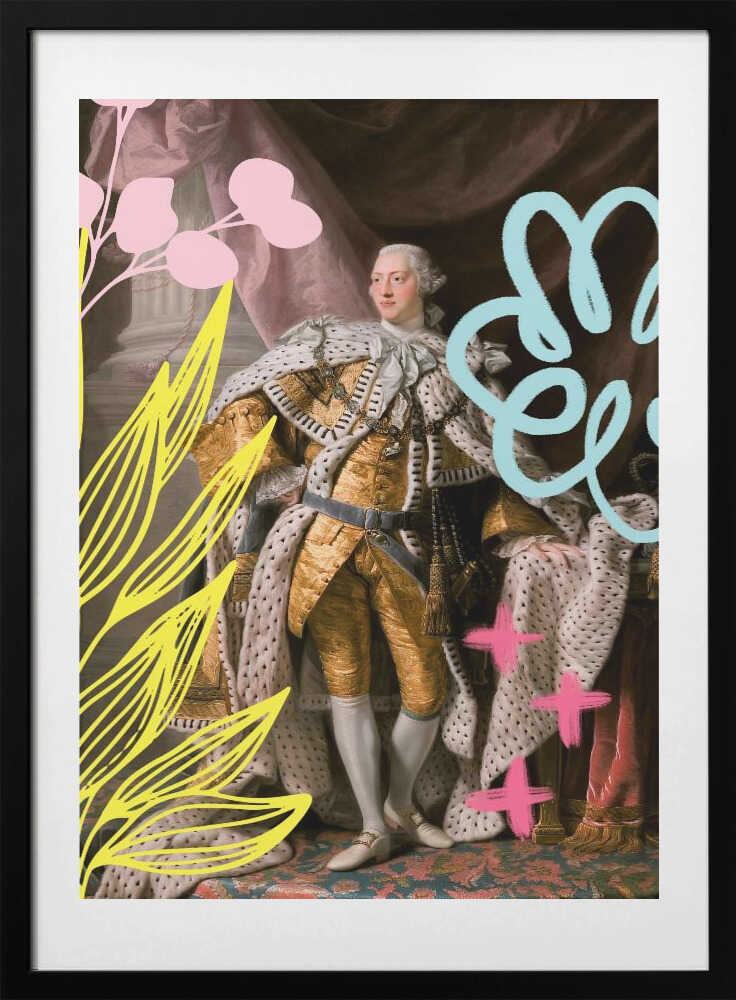 Graffitiking3 Ratioiso - Art Print by Talitha McQueen