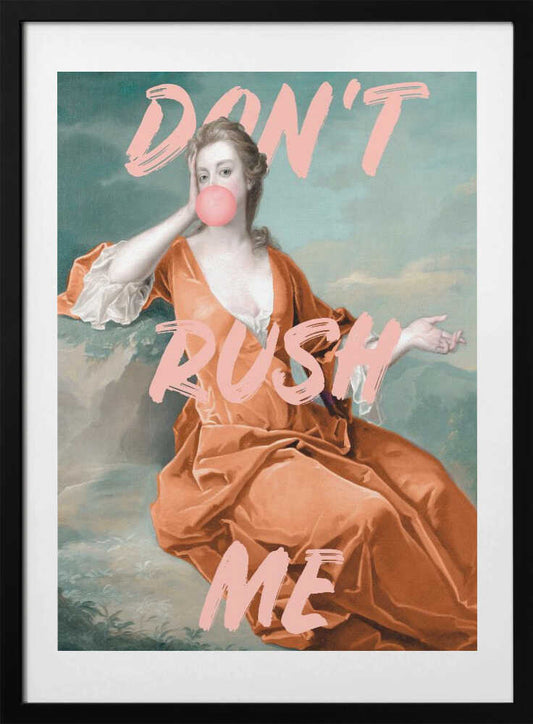 Orangedontrushme Ratio - Art Print by Talitha McQueen