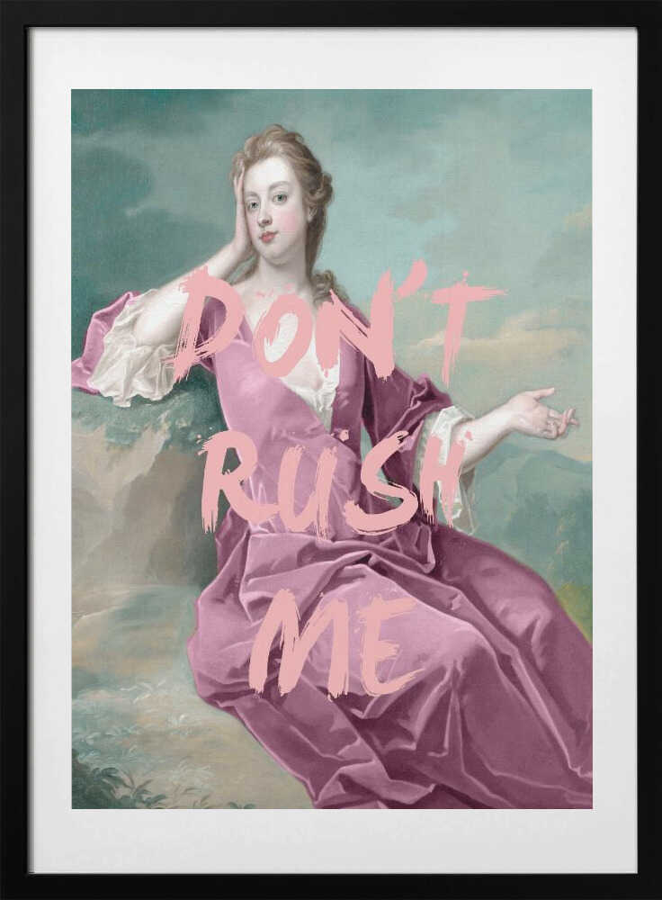 Dontrushmepink Ratio2x3 - Art Print by Talitha McQueen