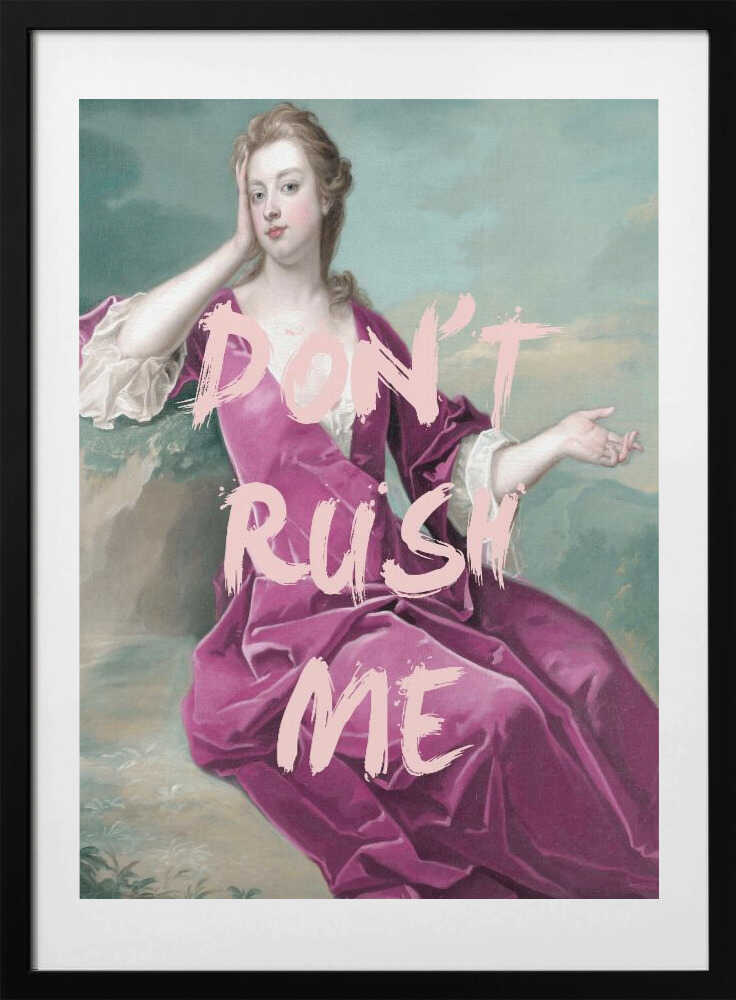 Dontrushmepurple Ratio2x3 - Art Print by Talitha McQueen