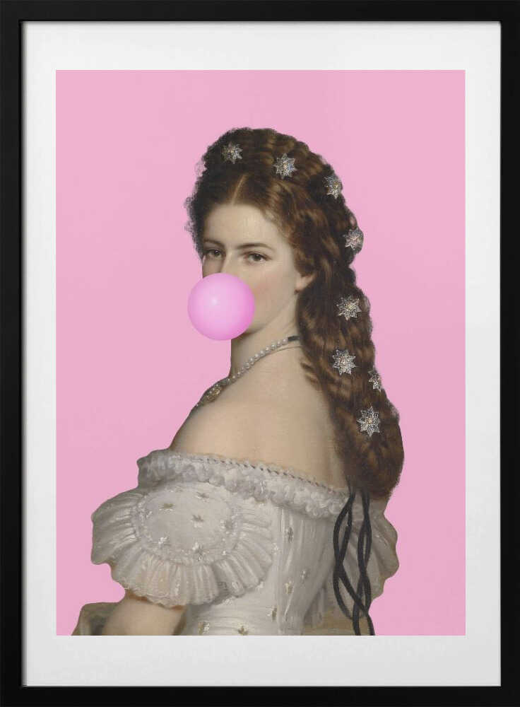 Sisipinkbg Ratioiso - Art Print by Talitha McQueen