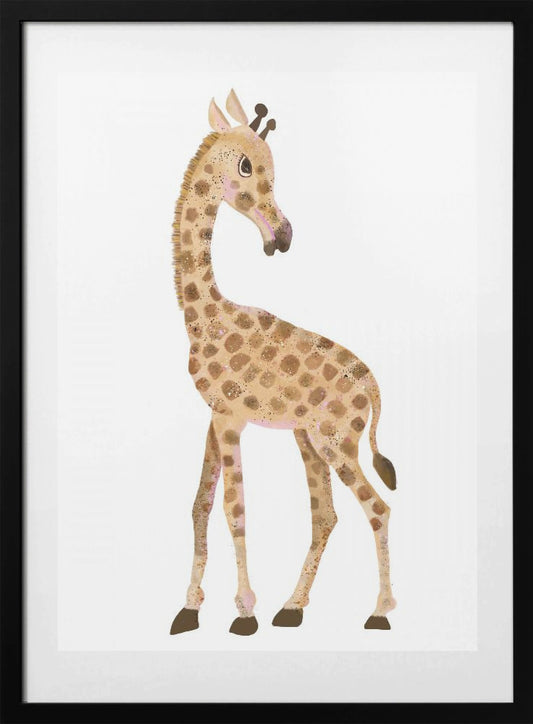 Giraffe - Art Print by Lynnda Rakos