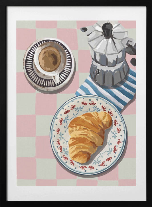 Frenchbreakfast Ratio2x3 - Art Print by Talitha McQueen