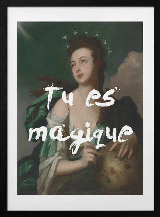 Tuesmagiquewhite Ratioiso - Art Print by Talitha McQueen