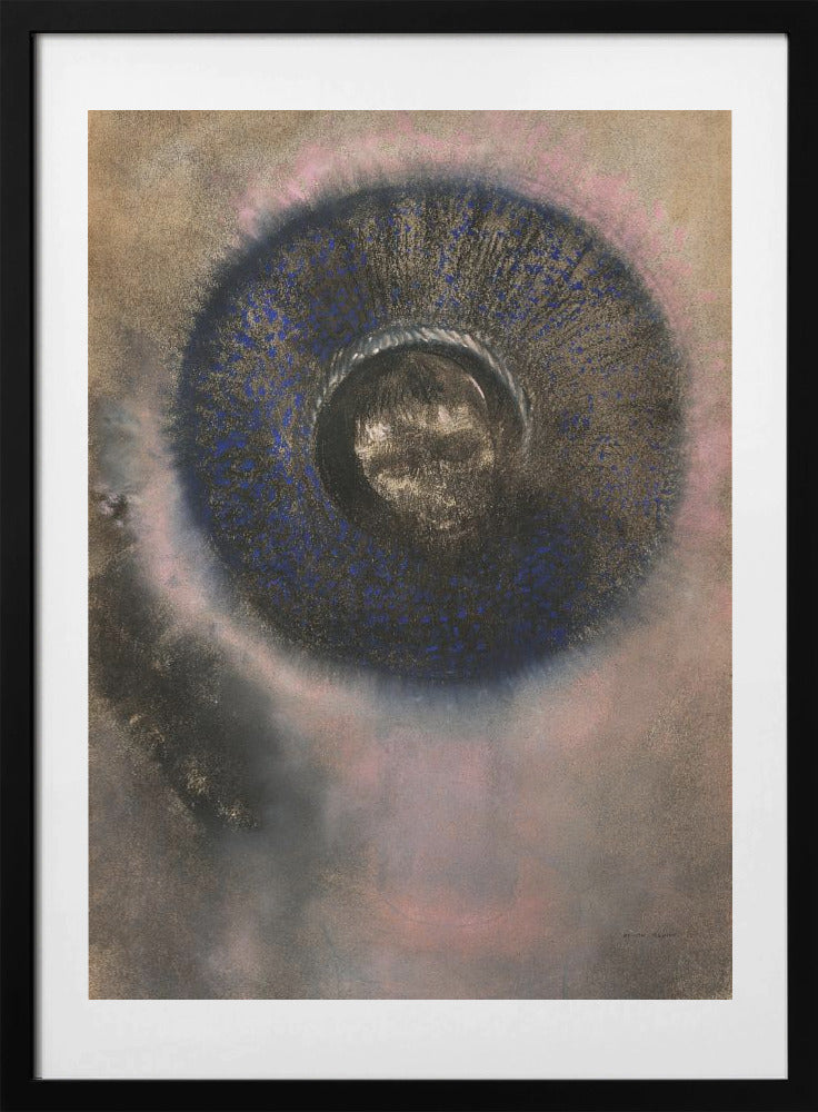 Head Within an Aureole - Art Print by Odilon Redon